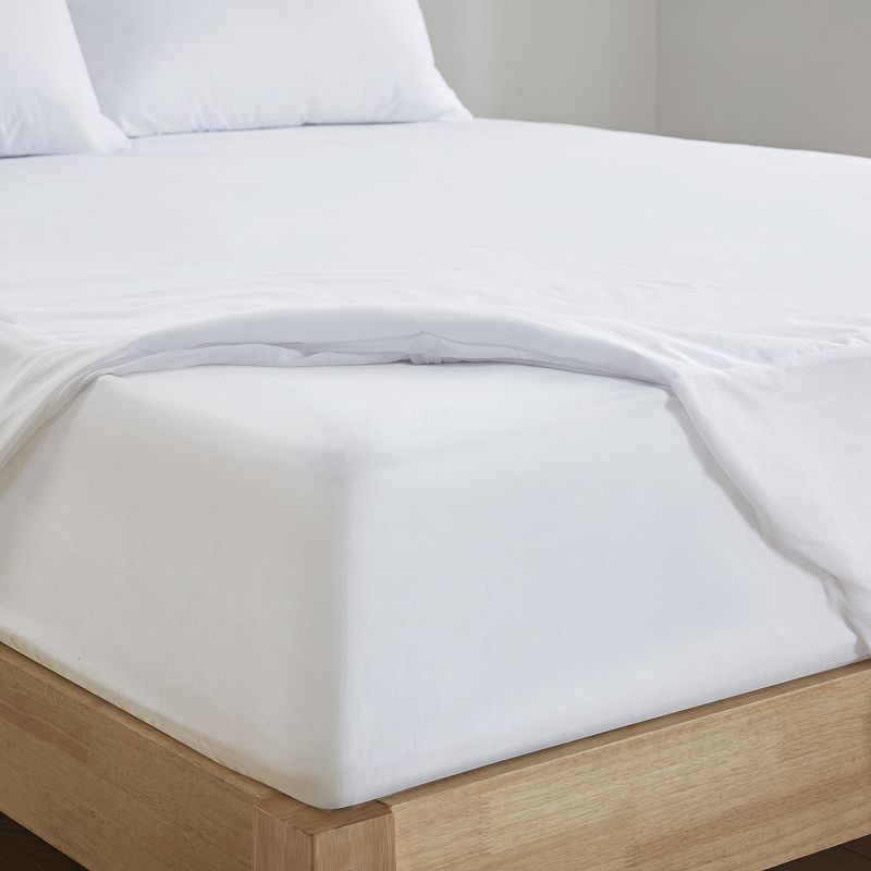 Clean Spaces Allergen Barrier Mattress and Pillow Protector Set, White, Que