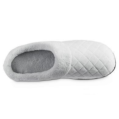 isotoner Diamond Quilted Microterry Hoodback Women's Slippers