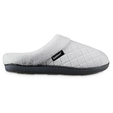 isotoner Diamond Quilted Microterry Hoodback Women's Slippers