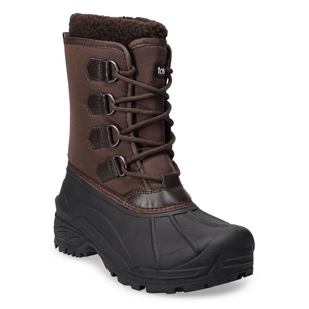 Kohls mens totes boots sale