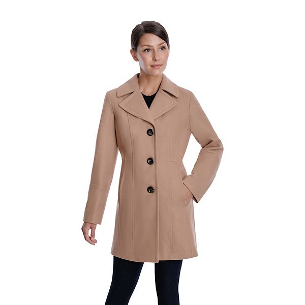 Women's London Fog Wool-Blend Coat