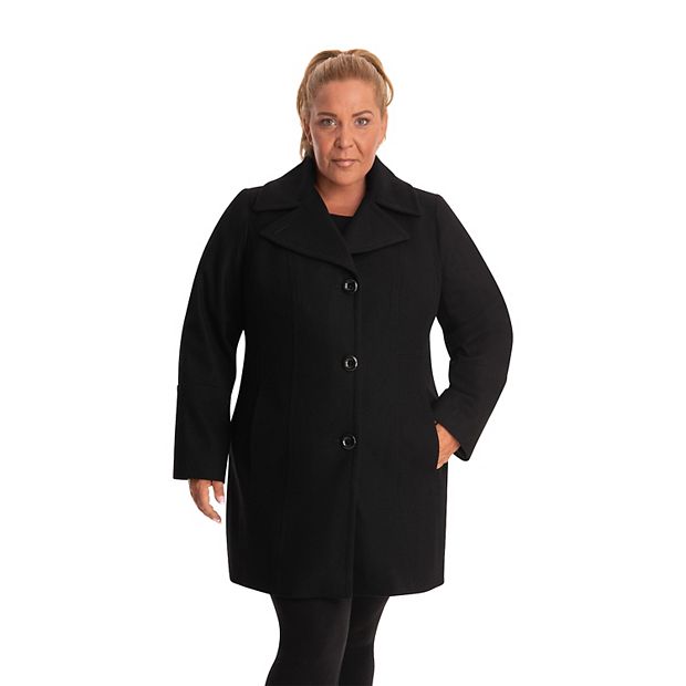 Plus size 2025 coats at kohls