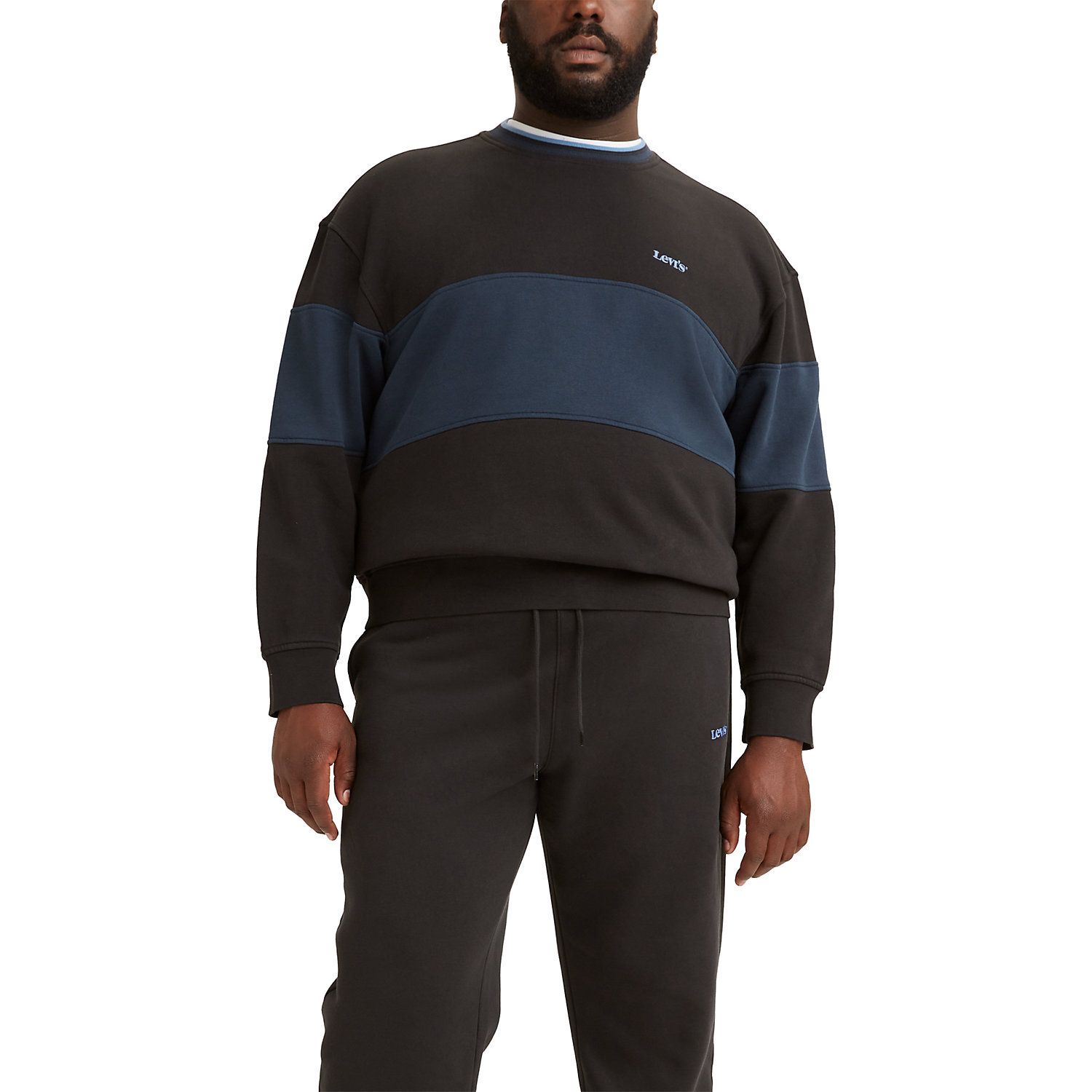 Image for Levi's Big & Tall Colorblock Crewneck Top at Kohl's.