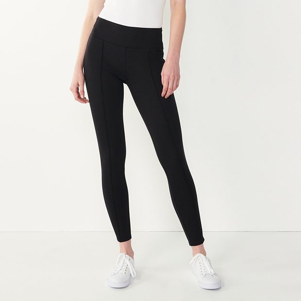 Women s Nine West Seamed Tummy Control Ponte Leggings
