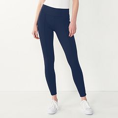 Plus Size Simply Vera Vera Wang High-Waist Ponte Skinny Pants
