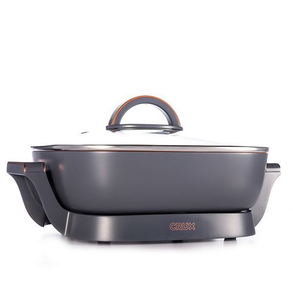 CRUX 6qt. Extra Deep Electric Skillet