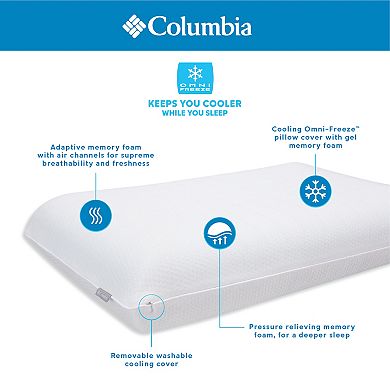 Columbia Omni Freeze Cooling Memory Foam Pillow