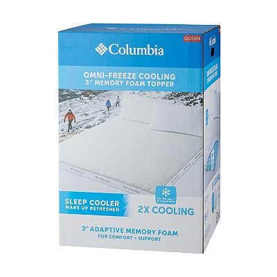 Columbia Omni Freeze Cooling 3 Memory Foam Topper