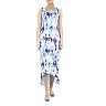 Women's Nina Leonard Tie-Dye Maxi Dress