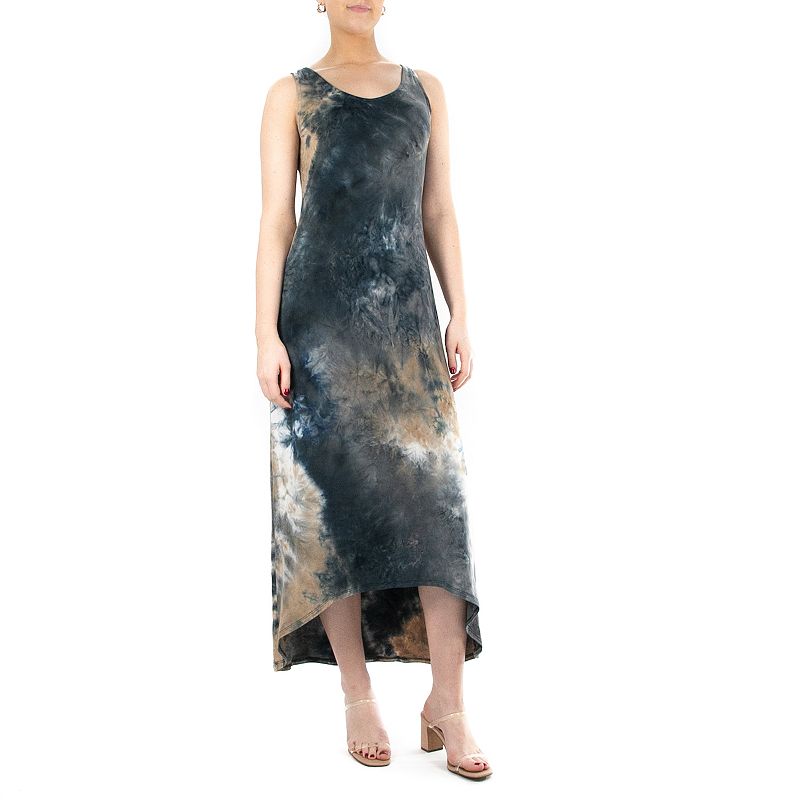 Women's Tie Dye Tank Top Basic Casual Loungewear V Neck Sleeveless