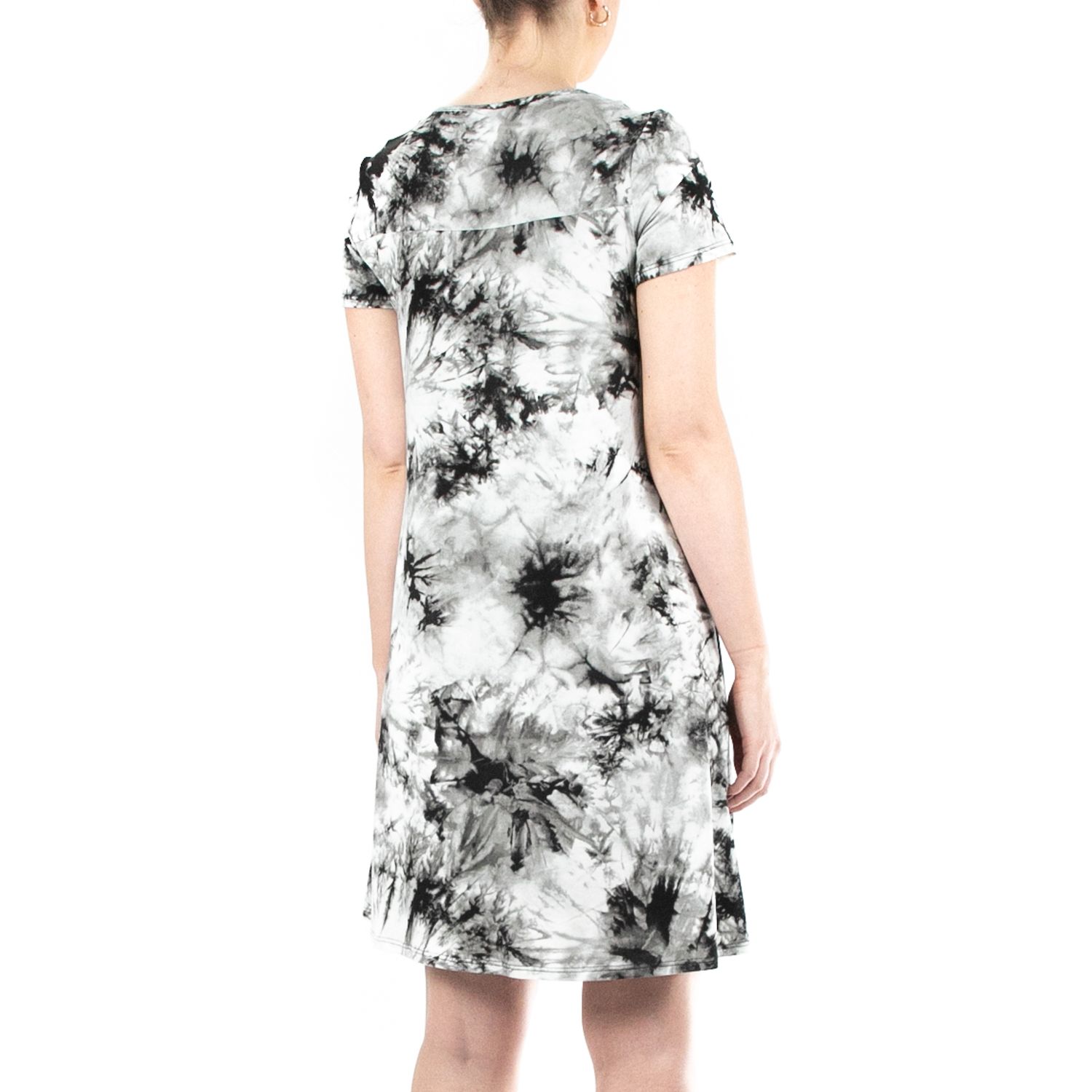 Женское платье Nina Leonard Print T-Shirt, цвет: Оливковый разноцветный — фото 2