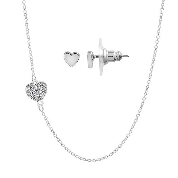 Kohls necklace and hot sale earring sets