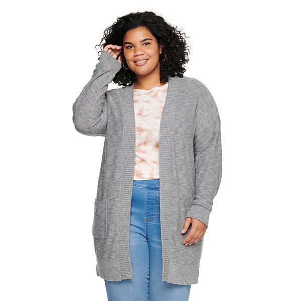 Plus size long clearance cardigan