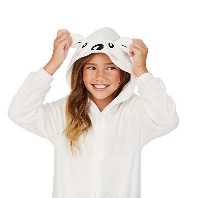 Girls 4-12 Jammies For Your Families® Cool Bear Union Jumpsuit by Cuddl Duds®