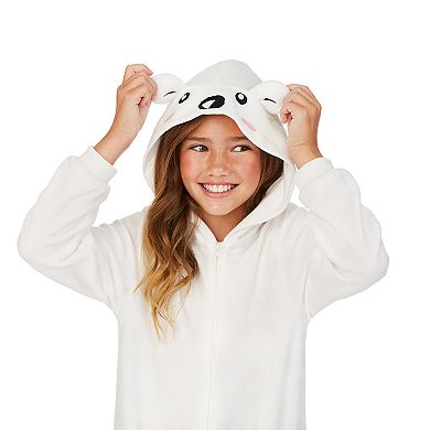Girls 4-12 Jammies For Your Families® Cool Bear Union Jumpsuit by Cuddl Duds®