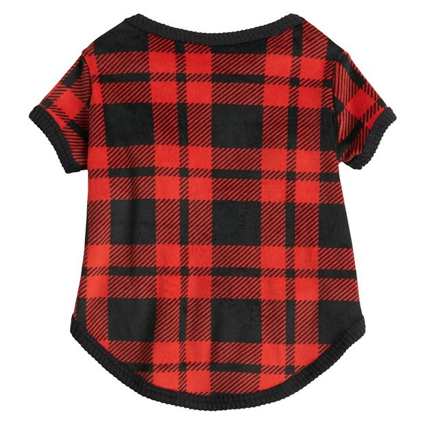 Pet Jammies For Your Families Cool Bear Plaid Bodysuit by Cuddl Duds