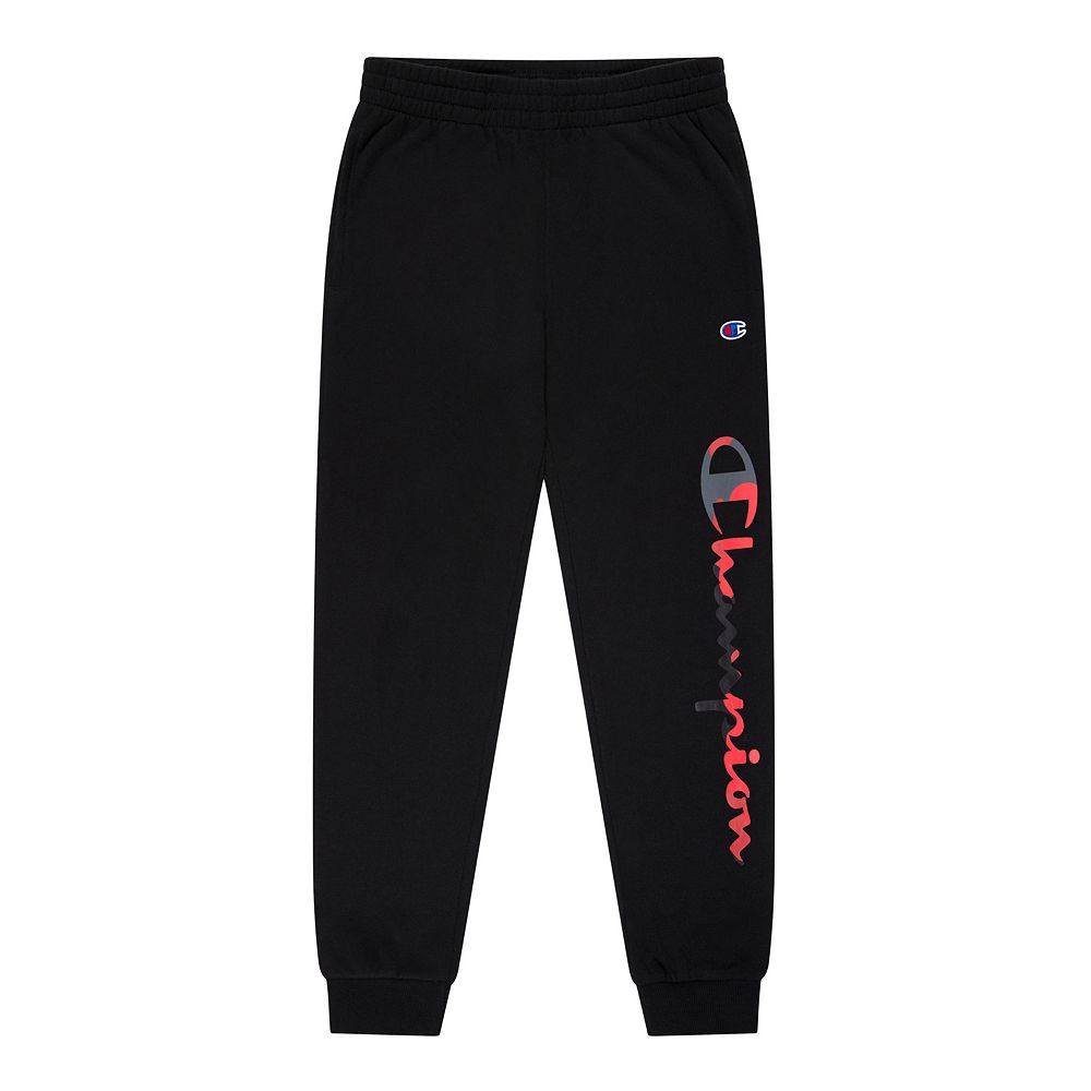 Boys 8 20 Champion Camo Script Fleece Joggers