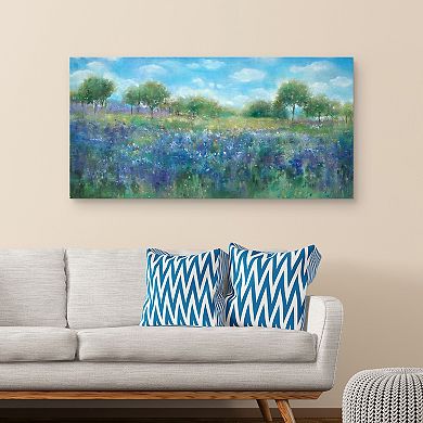Masterpiece Bluebonnets Hill Canvas Wall Art