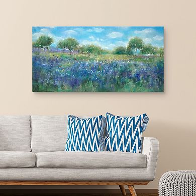 Master Piece Bluebonnets Hill Canvas Wall Art