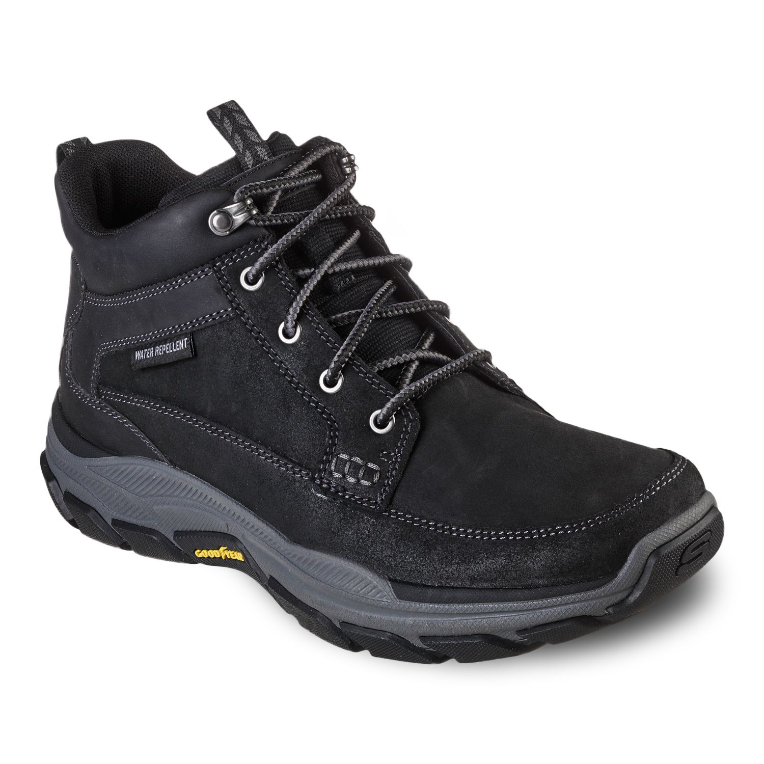Мужские ботинки Skechers Relaxed Fit® Respected Boswell, цвет: Чёрный — фото 1