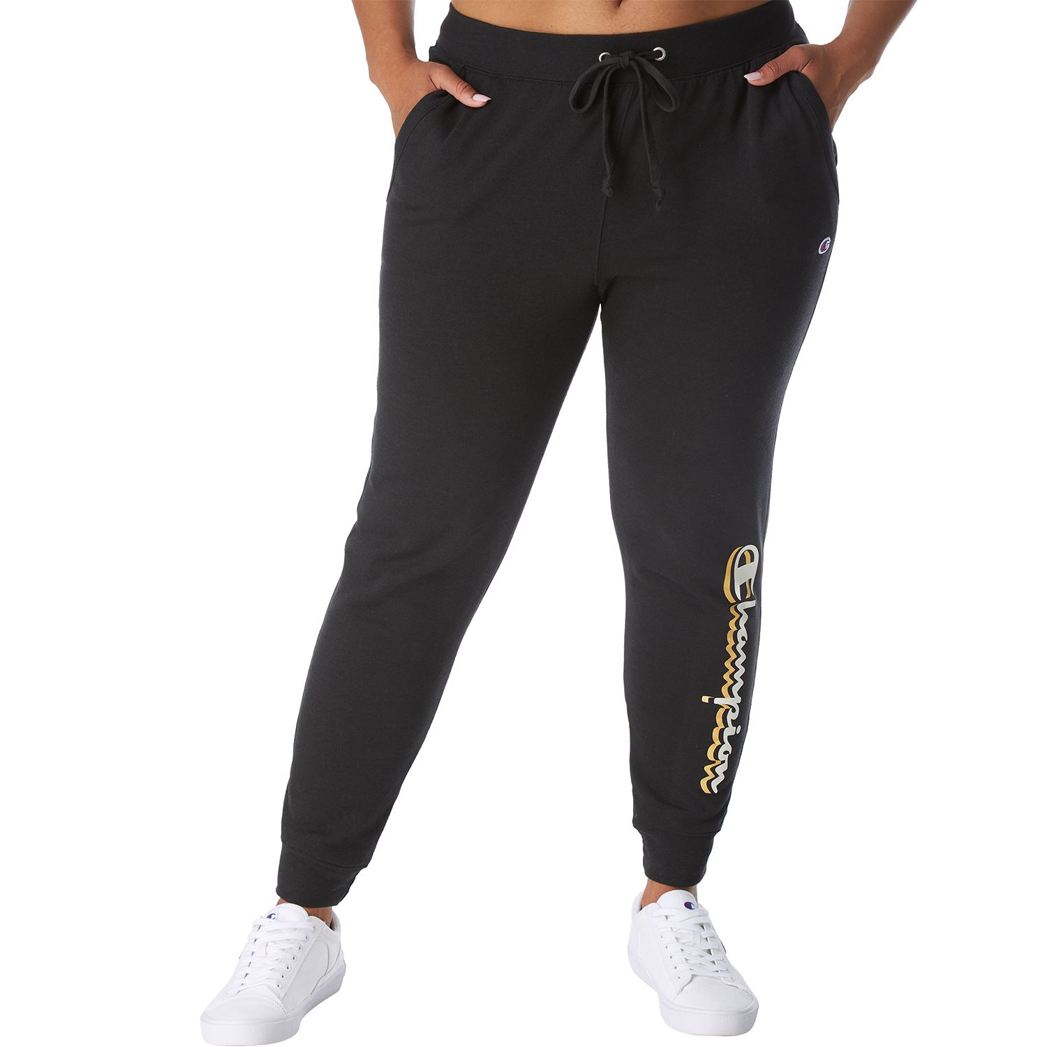 black champion sweatpants women's