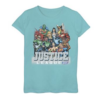 Girls 7-16 DC Comics Justice League Modern Group Shot Graphic Tee