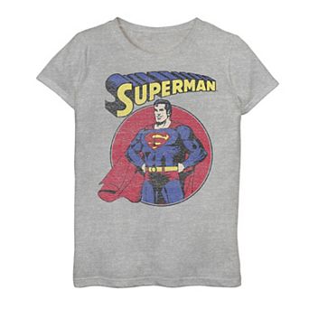 Girls 7-16 DC Comics Superman Classic Circle Graphic Tee