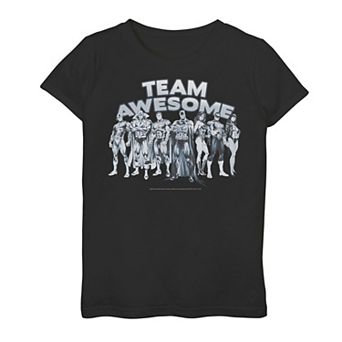 Girls 7-16 Justice League Team Graphic Tee