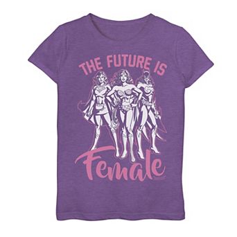 Girls 7-16 DC Comics Justice League The Future Is Female Graphic Tee