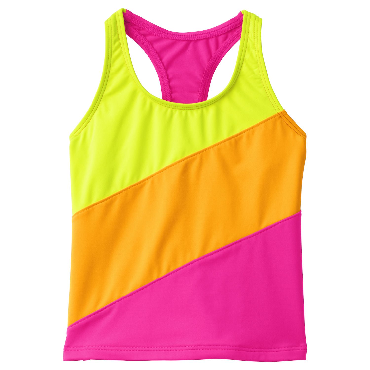 Image for Lands' End Toddler Girl Colorblock Tankini Top at Kohl's.