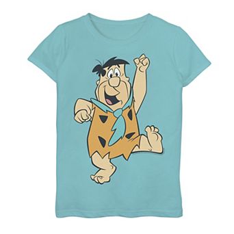 Girls 7-16 Flintstones Big Solo Fred Poster Graphic Tee