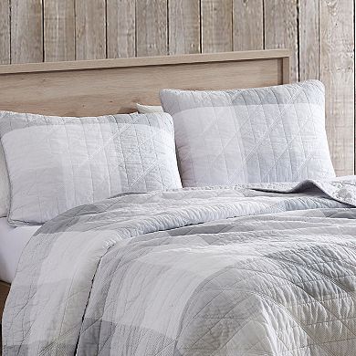 Eddie Bauer Boulder Plaid Quilt Set with Shams