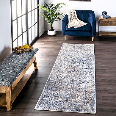 nuLOOM Vintage Lilah Medallion Rug