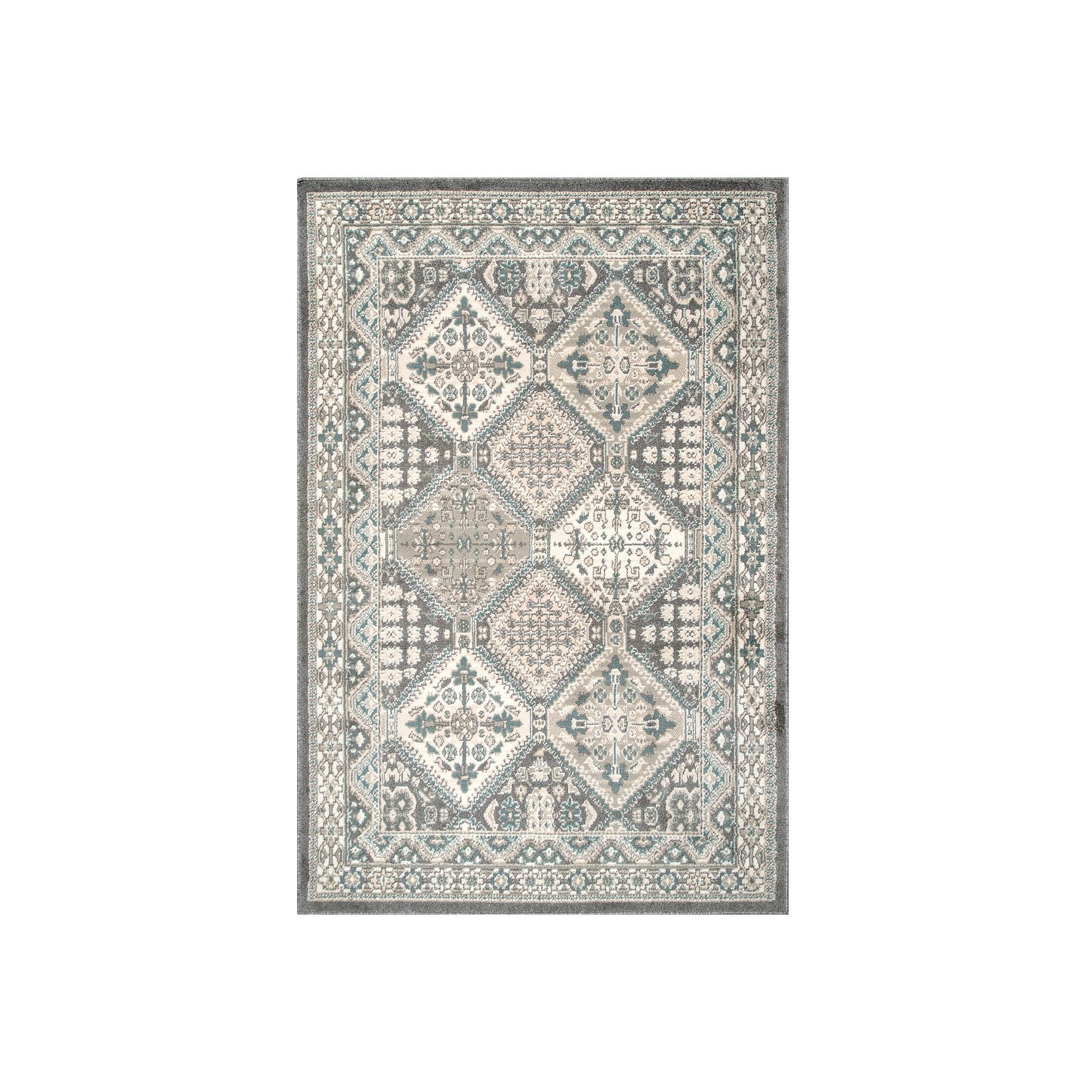 nuLOOM Vintage Tile Becca Rug, Grey