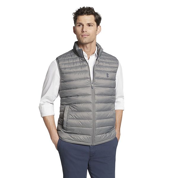 Izod Mens Advantage Performance Solid Sweater Fleece Vest