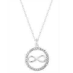 Brilliance Infinity Necklace with Swarovski Crystals