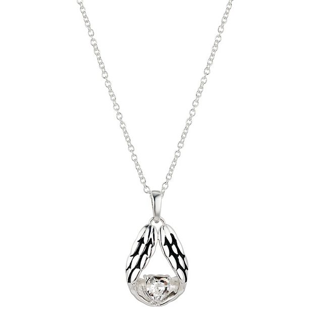 Angel wing necklace on sale kohls