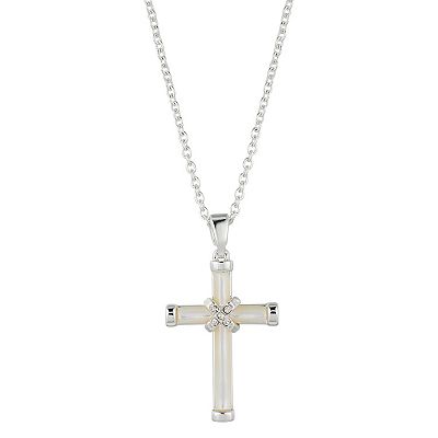 CROSS NECKLACE W/CRYSTALS CRYSTAL CROSS NECKLACE W/CRYSTALS CRYSTAL