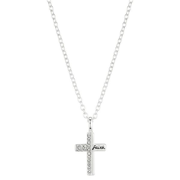 Swarovski deals crucifix necklace