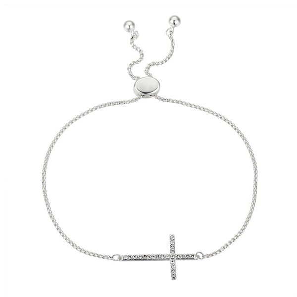 Cross bolo outlet bracelet