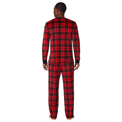 Big & Tall Jammies For Your Families® Cool Bear Plaid Pajama Set by Cuddl Duds®