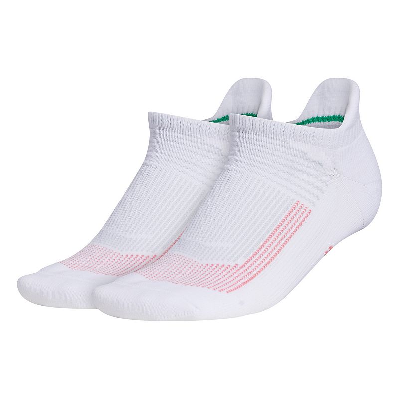 Womens adidas Superlite Ub21 Tabbed No-Show Sock 2-Pack, White