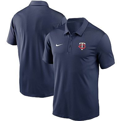 Men's Nike Navy Minnesota Twins Team Logo Franchise Performance Polo