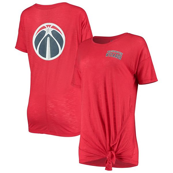 New Era / Women's Arizona Diamondbacks Red Slub Side Tie T-Shirt