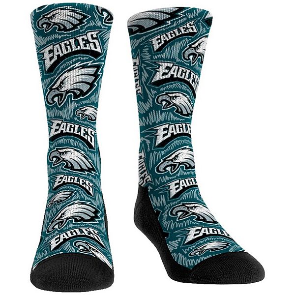 Philadelphia Eagles Rock Em Socks Hex Ankle Socks