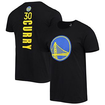Men's Fanatics Branded Stephen Curry Black Golden State Warriors Playmaker Name & Number T-Shirt