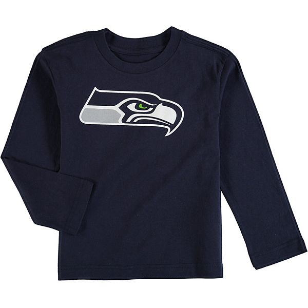 Outerstuff NFL Youth Girls Long Sleeve Hooded Shirt, Seattle Seahawks