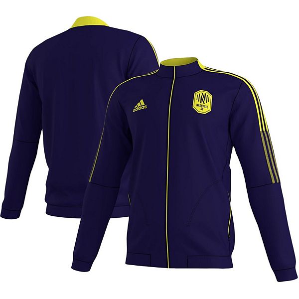 Men S Adidas Navy Nashville Sc 21 Player Anthem Full Zip Jacket