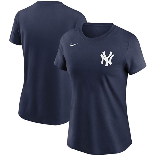 Nike New York Yankees Navy Blue Wordmark Short Sleeve T Shirt