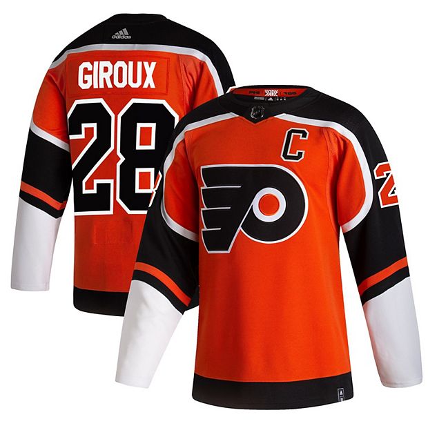 Men's adidas Claude Giroux Orange Philadelphia Flyers 2020/21 Reverse Retro  Authentic Player Jersey